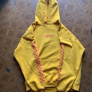Yellow hopeless hoodie
